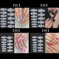 thumbnail image 4 of Puntas postizas para extensión de uñas, molde para manicura francesa de construcción rápida, almohadillas de silicona suaves, 12 piezas, 4 of 4