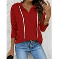 thumbnail image 3 of Zeagoo Hoodies for Women Fall Clothes 2025 Trendy Lightweight Long Sleeve Hooded Tops, 3 of 6