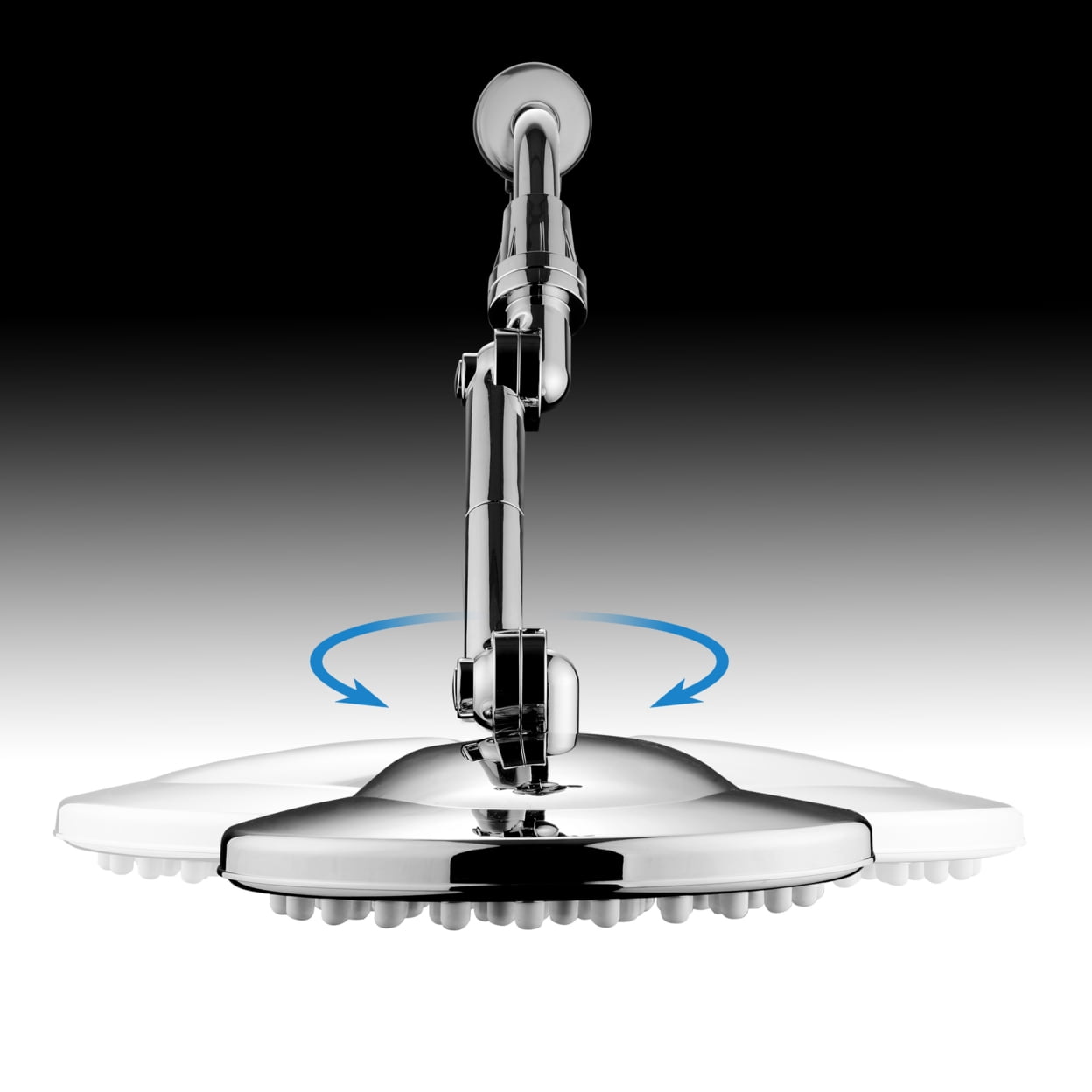 HotelSpa Adjustable Rainfall Shower Head Chrome 9 Inch High Pressure Model 1691