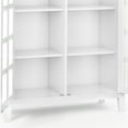 thumbnail image 6 of Acadian 39 inch Wide Solid Wood Transitional Storage Cabinet in White, 6 of 10