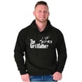 thumbnail image 4 of Funny Family The Grill Father Joke Men's Big & Tall Graphic Hoodie Brisco Brands 2X, 4 of 6