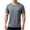 Dark Gray-A, variant on Workout Short Sleeve T Shirt for Men Crew Neck Tee Quick Dry