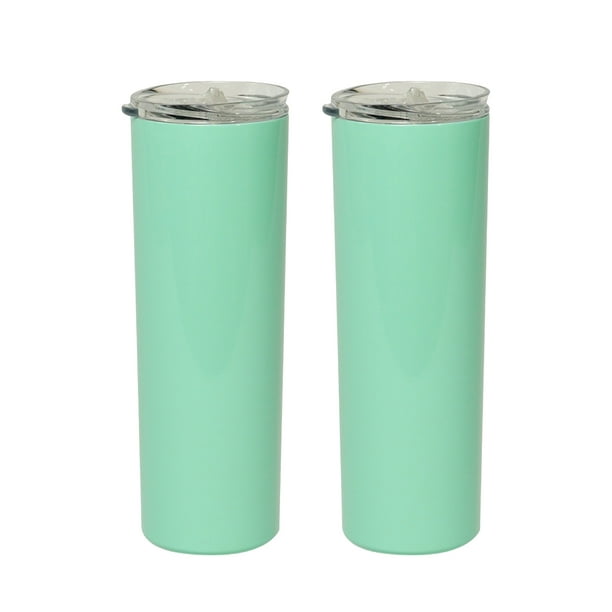 Ilios Innova | 2 Piezas Termo Vaso Para Bebidas De 20oz Acero Inoxidable De Doble Pared (menta) Ilios Innova termo 20 oz