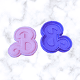 thumbnail image 5 of Doll Letter Barbie Doll Silicone Mold or Cookie / Fondant cutter Debossed 2 sizes, 5 of 6