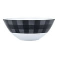 thumbnail image 3 of Safdie & Co. Porcelain Dinnerset 16 Piece Buffalo Plaid Grey/Black, 3 of 6