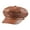 Light Coffee, variant on 8 Panel PU Leather Newsboy Cap for Women - Classic Painter Hat