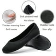 thumbnail image 6 of Ataiwee Women's Wide Width Flat Shoes，Plus Size Round Toe Slip on Wide Ballet Shoes., 6 of 8