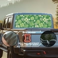 thumbnail image 2 of SEANATIVE Truck Decals for Back Window Waterproof Decorative Back Window Decal for Pickup Trucks See Through Vinyl Wrap St. Patrick's Day Car Exterior Decor, Green Four Leaf Clover, 2 of 7