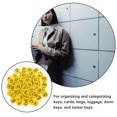 thumbnail image 3 of HIAKDOFT 100pcs Numbered Plastic Key Tags For Organizing Keys Bags And Cards In Office, 3 of 7