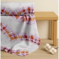 thumbnail image 4 of Soimoi Orange Cotton Poplin Fabric Shibori Tie-Dye Decor Fabric Printed Yard 58 Inch Wide, 4 of 7