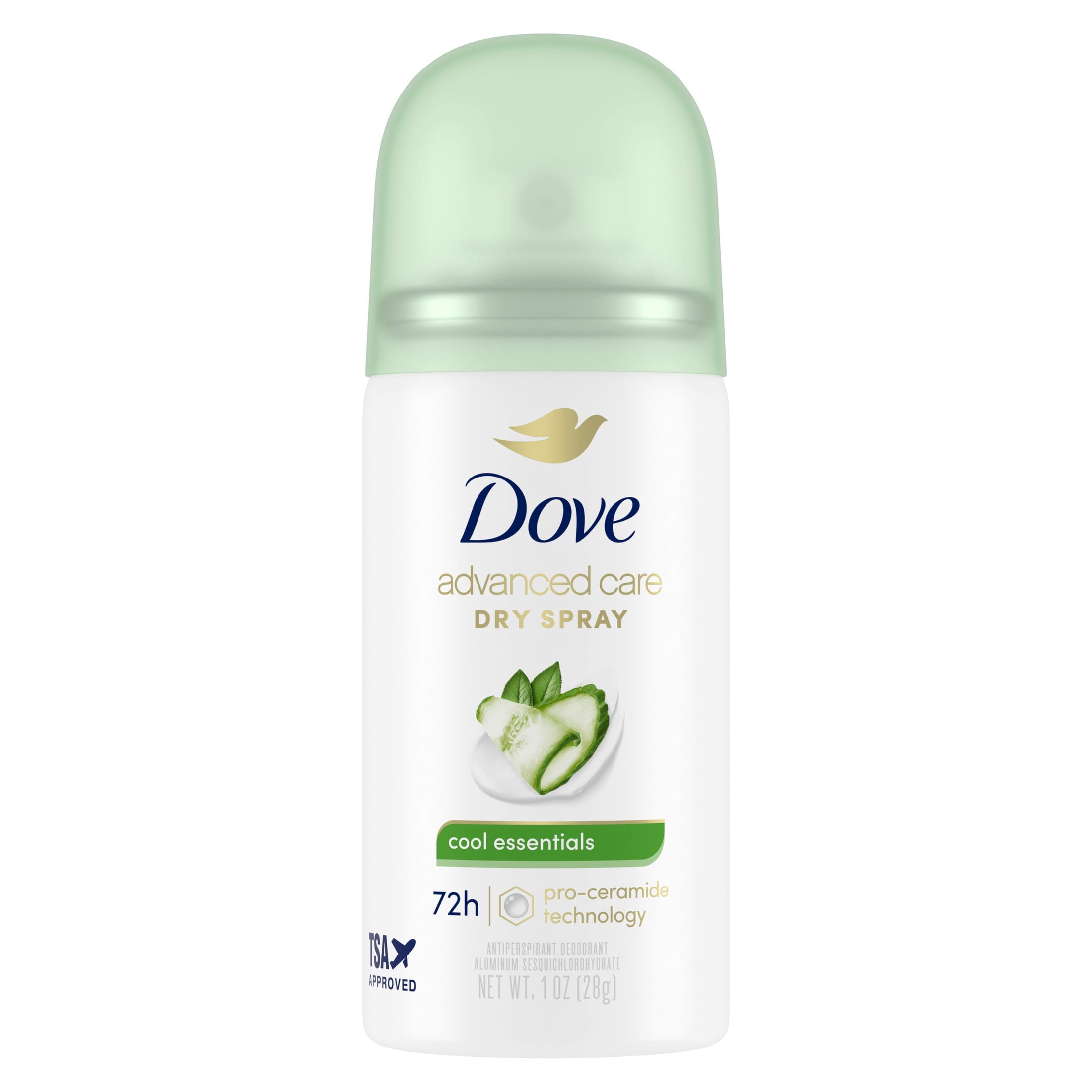 (2 pack) Dove Advanced Care Antiperspirant Deodorant Spray For Women Cool Essentials 1 oz