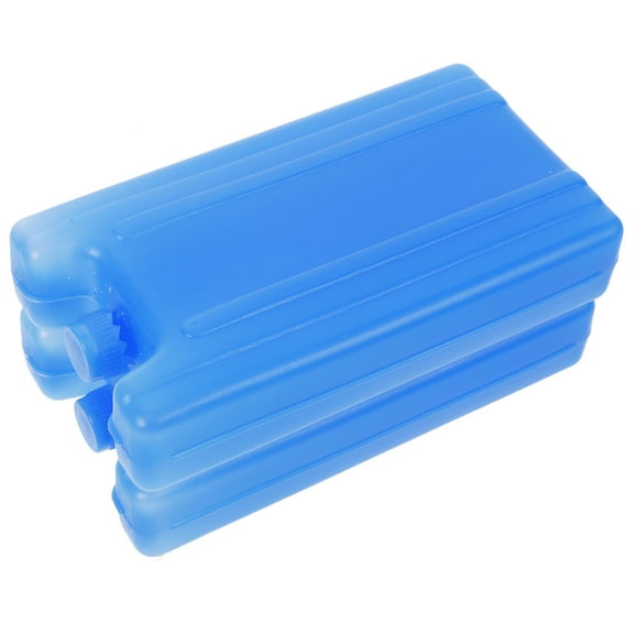 Freezer Pack 2 Pcs Reusable Ice Container Blocks For Cooler Package Lunch Boxes Insulation Crystals Plastic