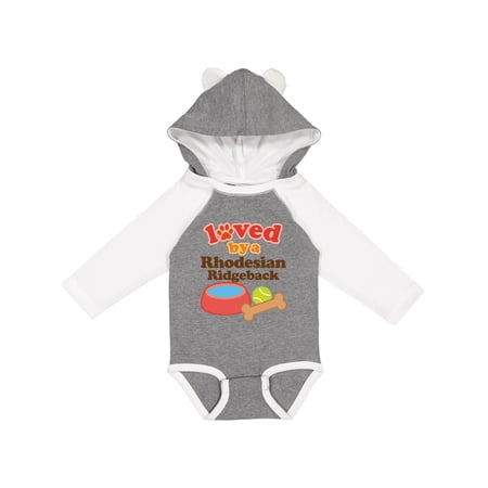 Inktastic Rhodesian Ridgeback Loved by a (Dog Breed) Boys or Girls Long Sleeve Baby Bodysuit