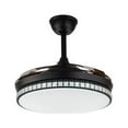 thumbnail image 5 of 42" Ceiling Fan Light Retractable Chandelier LED Lamp 3 Color Change w/ Remote, 5 of 12