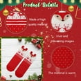 thumbnail image 4 of NWOKYZGH 1 Pair Christmas Sock Gift Bulk Soft Nylon Christmas Xmas Holiday Festival Sock for Women Men, 4 of 6