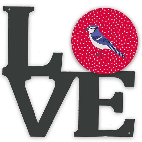 Jay Bird Love Metal Wall Artwork LOVE