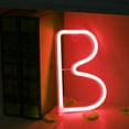 thumbnail image 5 of Letter Neon Lights, LED Neon Night Light Neon Lights Wall Decorative Night Light for Kids Bedroom Battery USB Operated Red, 5 of 8