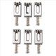 thumbnail image 1 of 6 Piezas Juego Plano Selleta de Puente Guitarra Electrica Para Reemplazo, 1 of 5