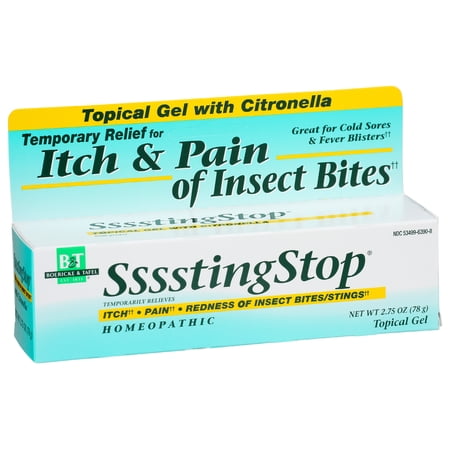 Pack of 6, Natures Way SssstingStop Topical Gel with Citronella, 2.75 oz