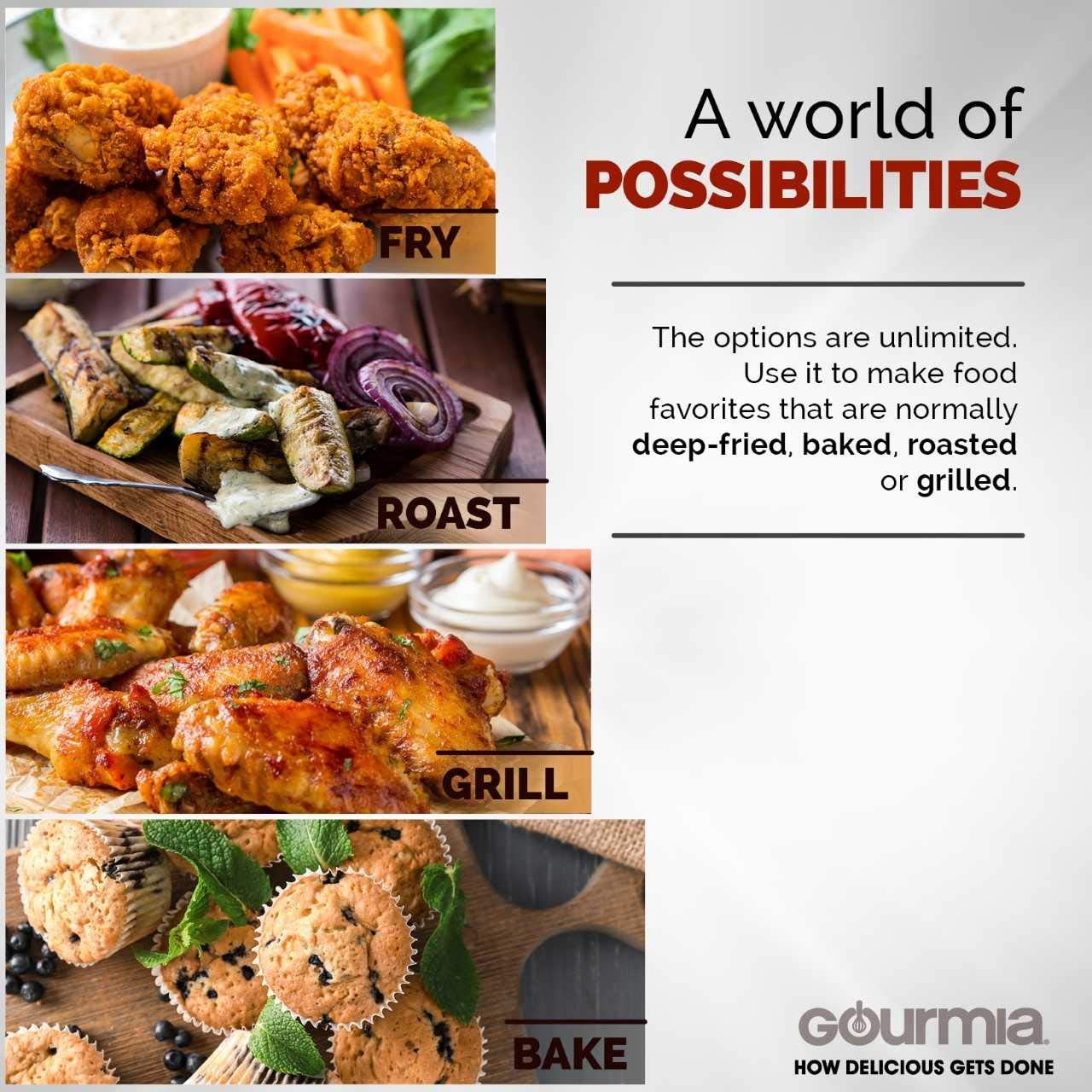 Gourmia Digital Air Fryer 5 Qt./4.7L Capacity