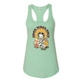 thumbnail image 2 of Wild Bobby, Betty Boop Good Vibes Only Betty Boop Ladies Racerback Tank Top, Mint, Medium, 2 of 5