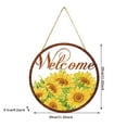 HAPPY TIME Color Sunflower To The Wall Decoration Family Office