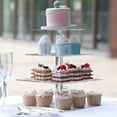 thumbnail image 6 of Efavormart 12" Heavy Duty Acrylic Square 4-Tier Cake Stand, Dessert Display Cupcake Holder, 6 of 10