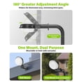 thumbnail image 3 of Luz LED de granero de 150 W, 21000 lm, luz de área de patio, iluminación exterior de atardecer a amanecer, con fotocélula, luz diurna de 5000 K, IP65, impermeable, luces LED de seguridad contra inunda, 3 of 7
