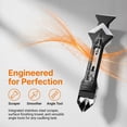 thumbnail image 3 of 3-in-1 Silicone Caulking Tool & Grout Removal Kit, Stainless Steel Caulk Remover Scraper, Sealant Finishing Tool for Bathroom, Kitchen, Floor, Window & Sink Joints, 3 of 7