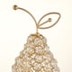 thumbnail image 4 of Adorno de fruta con incrustaciones de cristal, centro de mesa para el hogar u oficina, ideal como regalo. Pera dorada A, 4 of 8