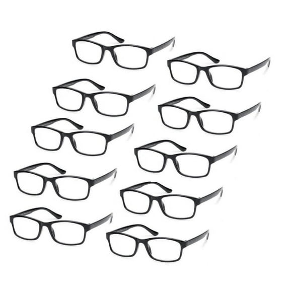 Reading Glasses 10 Packs Mens Womens 1.0 1.5 2.0 2.5 3.0 3.5 4.0 UV Reader