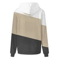 thumbnail image 5 of Today kttectoa Womens Tops Long Sleeve Hooded Hoodie Sweatshirts Color Block Graphic Hoodies Hoodies with Pockets Oversized Hoodie Fall Fashion Womens Athleisure Clothing, 5 of 6