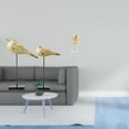thumbnail image 2 of Esculturas de animales con forma de pájaro y hoja de metal para escritorio, dormitorio, entrada, estantería, bar, decoración abstracta de interiores., 2 of 8