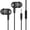 Black, variant on Joernso L301 Wired Earphone Universal Deep Bass 3.5mm In-ear Earbuds Gaming Headset with Microphone for PC