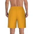 thumbnail image 3 of Naloa Goldenrod Men's Beach Shorts, Surfing shorts, Swim trunks, Quick Dry Swim Trunks for Surfing Beach Fun - Large, 3 of 9