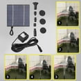 1.4W Solar Powered Panel Submersible Water Panel Fountain Pump Pond