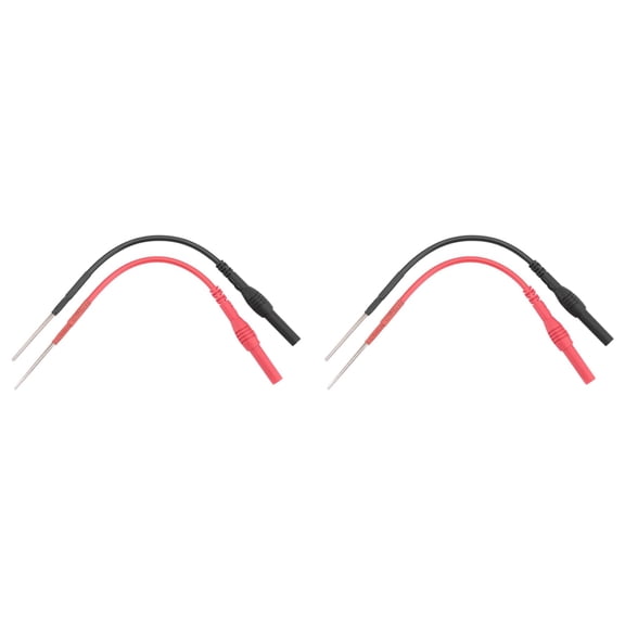 4 PCS Flexible Spoon Back Probes, Back Probe Pins Automotive Compatible with 4mm Banana Plug Test Leads