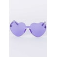 thumbnail image 2 of Ragstock Clear Colored Hearts Sunglasses 1, 2 of 4