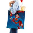 thumbnail image 4 of Superman Bolso de tela con estampado de lienzo para mujer, bolsa de compras reutilizable y estética, con cremallera interior, regalo para mujer,40*40cm., 4 of 6