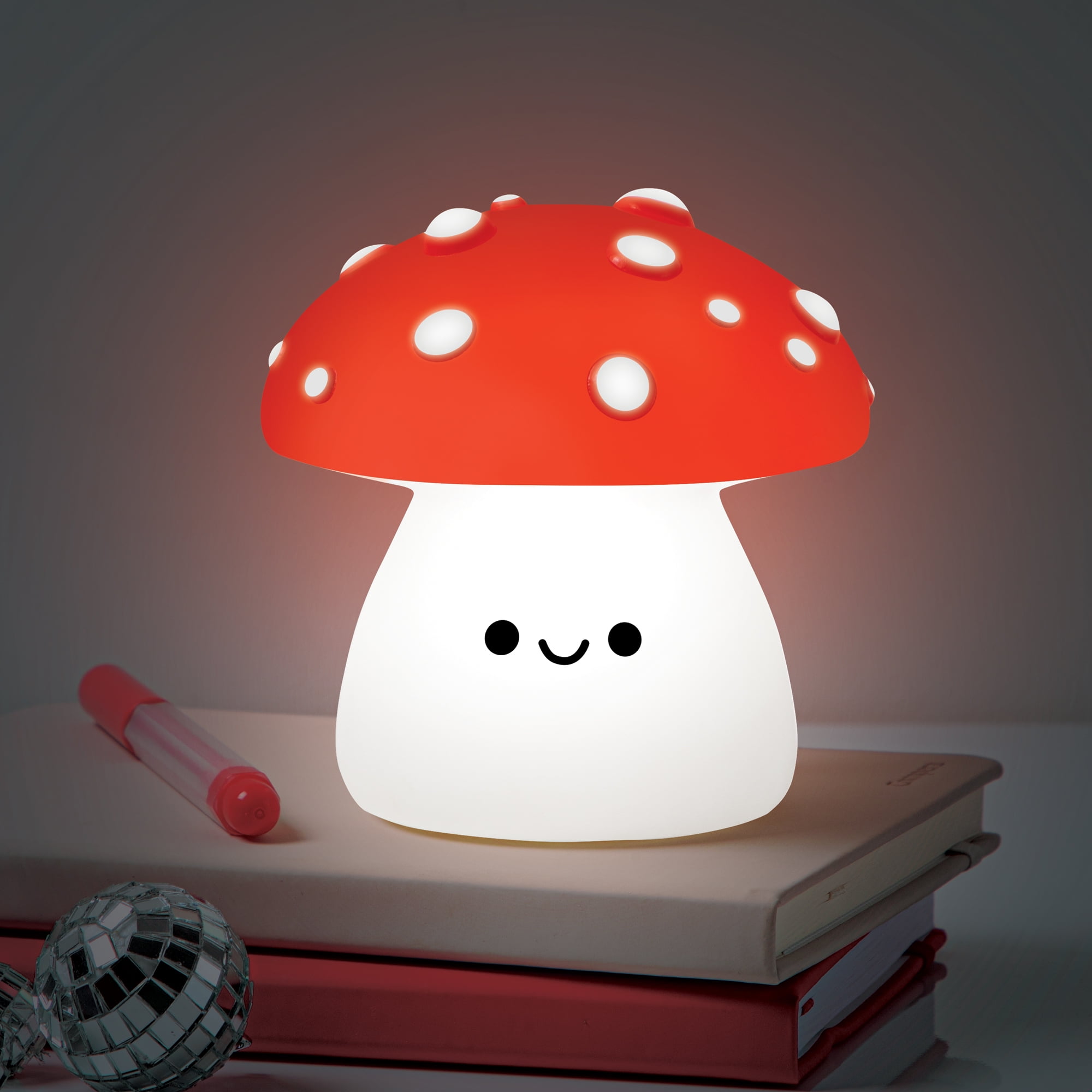 Veilleuse LED champignon magique Merkury Innovations, blanc froid