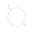 thumbnail image 3 of Sonducket Collar de perlas sintéticas TureClos, cadena de clavícula dulce de 2 capas, regalo de joyería para mujeres y niñas Ropa, zapatos y accesorios Miscelánea No.2, 3 of 6
