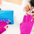 thumbnail image 5 of 3 Pairs UV Shield Glove Gel Manicures Glove Anti UV Fingerless Gloves Protect Hands from UV Light Lamp Manicure Dryer, 5 of 5