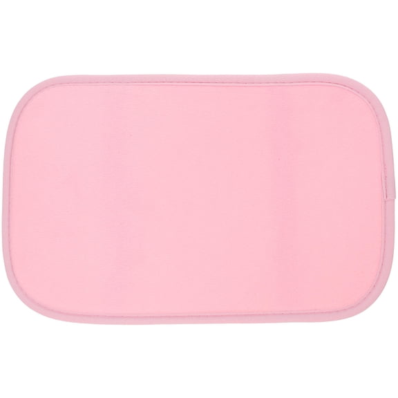 CIMAXIC 1Set Pink Flannelette Center Console Armrest Box Cover for Car Interior Accessory
