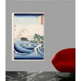 thumbnail image 2 of Hiroshige "The Wave" (19th) Glossy Poster, 2 of 2