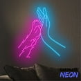 thumbnail image 5 of Handmadetneonsign Paw and Hand Neon Sign, Dog Lover Led Sign, Dog Grooming Salon Wall Decor, Pet Paw Wall Art 79274, 5 of 5