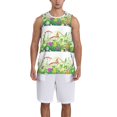 thumbnail image 4 of Gaeub Plants and Insects Men's Mesh Basketball Jersey, Quick-Drying Sleeveless Top S-4XL, Loose Muscle Tank Top -Large, 4 of 9