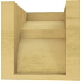 thumbnail image 4 of 6"W x 6"D x 6"H Wide Monterey Rough Cedar Woodgrain TimberThane Corbel, Primed Tan, 4 of 6