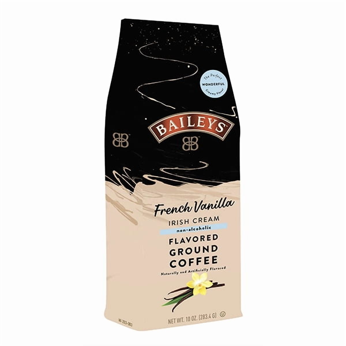 Bailey's Irish Cream Flavored Ground Coffee, French Vanilla, 10oz Bag (6-Pack)