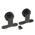 thumbnail image 1 of 2 Piezas Rodillo de Puerta Deslizante de Acero Negro Colco para Puertas Corredizas, 1 of 8