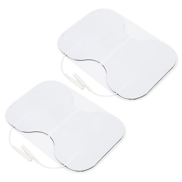 2 parches de electrodos de cintura para máquina de fisioterapia eléctrica TENS, 10 x 15 cm/3,9 x 5,9 pulgadas